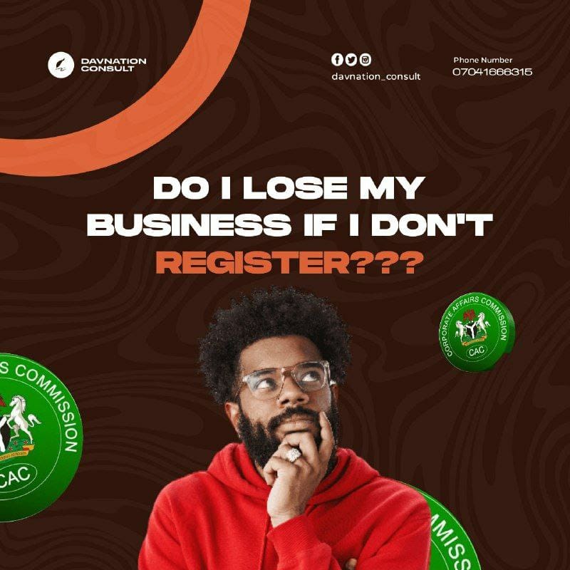 Flyer for business name registration in Nigeria